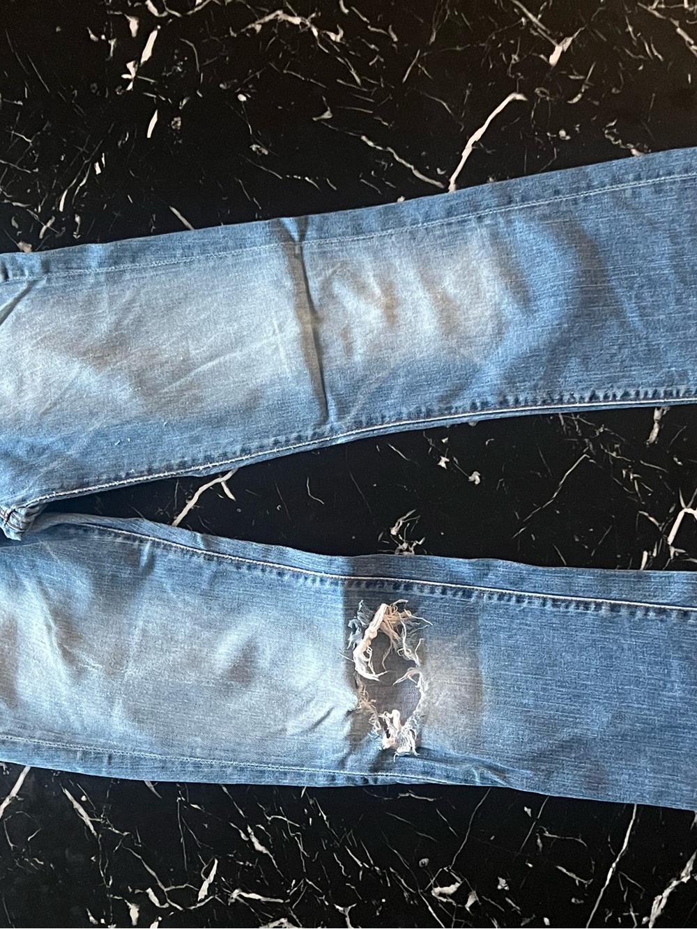 Light Blue Distressed Women’s Jeans